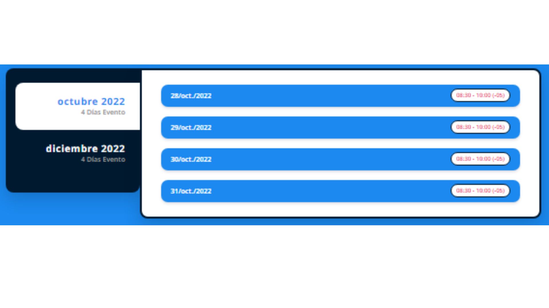 Skip Repetitive Schedules View